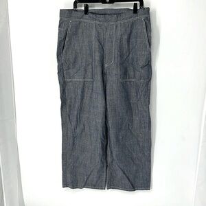 Alpha industries EUC mens cropped wide leg trouser pants medium